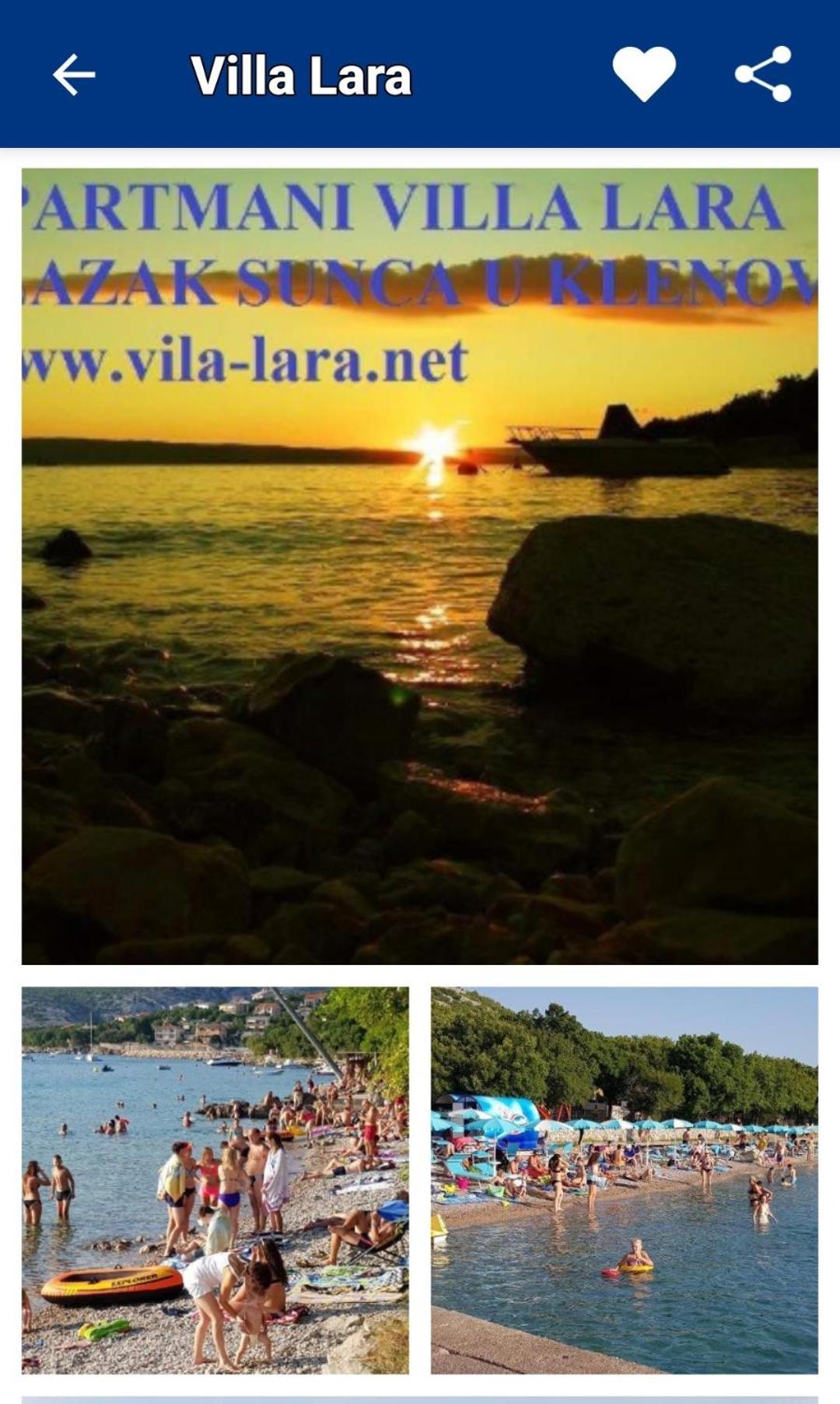 Villa Lara Klenovica Exterior foto